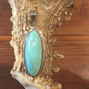 Navajo southwestern turquoise pendant